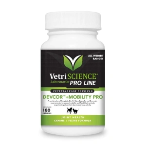 VETRI SCIENCE DevCor + Mobility Pro, supliment pentru articulatii câini si pisici, 180 capsule