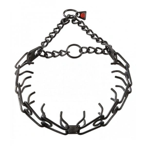 Zgardă oţel inoxidabil negru pentru dresaj Hermann Sprenger - 58 cm