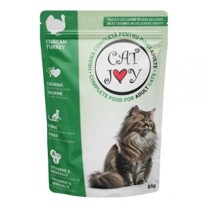 24 x CAT JOY Adult Curcan in Sos, plic 85 gr - Img 3