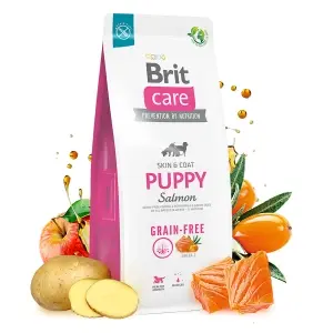 Brit Care Grain Free Puppy Somon, 12 kg + 3 kg