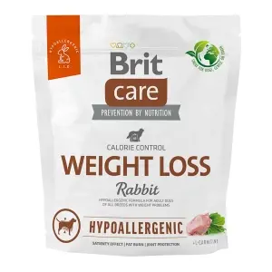 Brit Care Hypoallergenic Weight Loss cu Iepure si Orez, 1 kg