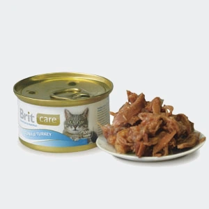 Brit Care Pisica Tuna and Turkey conserva 80 gr