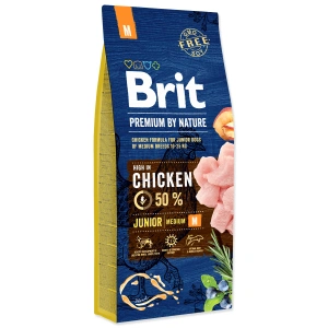 Brit Premium by Nature Junior M 15 kg + 3 kg