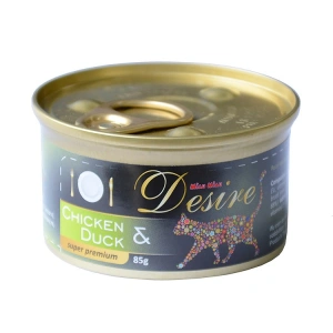 Conserva DESIRE Pui File si Rata in Gelatina 85g