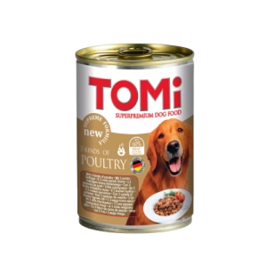Conserva pentru caini, Tomi Dog 3 Feluri Pui 400 gr