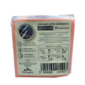 Covorase Absorbante 4DOG 60x60cm, 30 buc, MAXI - Economic