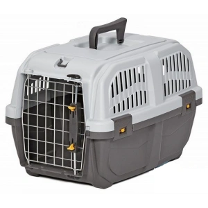 Cusca de transport pentru caini si pisici Iata Skudo 2, dimensiuni 55 x 36 x 35 cm - Img 6