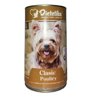 Hrana umeda pentru caini, Dietetika Clasic, cu Pui, 1240 gr