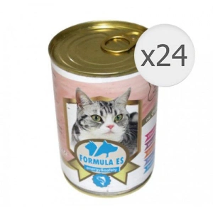 Hrana umeda pentru pisici, Formula ES, Peste, 24 x conserva 415 g