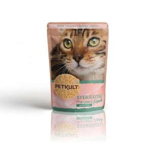 Hrana Umeda Pisici Petkult Sterilised Iepure 100 g