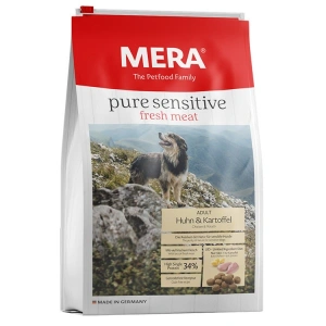 Hrana Uscata Caini MERA Pure Sensitive Fresh Meat Adult Mini Pui si Cartof 4kg