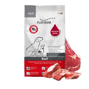 Hrana uscata pentru caini Platinum Natural Adult Beef, 5 kg