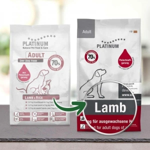 Hrana uscata pentru caini Platinum Natural Adult Lamb & Rice, 5 kg - Img 2