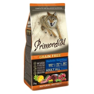 Hrana uscata pentru caini Primordial Grain Free Ton Miel 12 kg