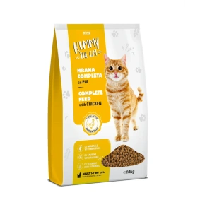 Hrana uscata pentru pisici Kimmy, Pui, 10 kg
