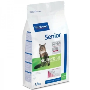 Hrana uscata pentru pisici, Virbac HPM Senior Neutred 1.5 kg - Img 3