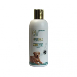 Lotiune antiprurit Vetgold, Anti-Ich, pentru caini si pisici, 250 ml
