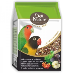 Meniu Papagali Mari Africani Deli Nature 5 Stele, pg 2.5 kg