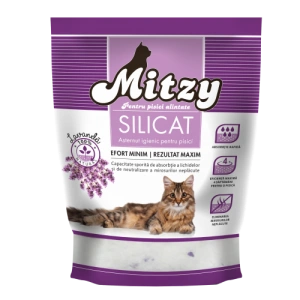 Nisip silicat pentru litiera cu lavanda, Mitzy 3.8 L