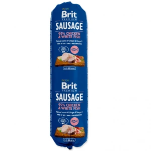 Salam Brit Premium cu Pui si Peste Alb, 800 gr
