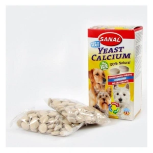 SANAL DOG YEAST CALCIUM 400 TABLETE