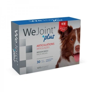 Supliment articular pentru caini de talie medie, WeJoint Plus Medium Breed, 30 comprimate
