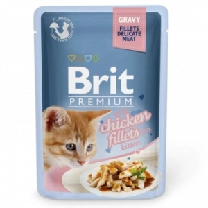 Brit Premium Kitten Delicate Pui Sos 85 g