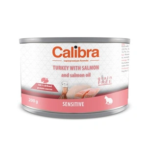 Calibra Cat Sensitive Curcan si Somon 200 g