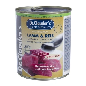 Conserva Dr. Clauder`s Dog Selected meat - Miel si Orez - 800gr