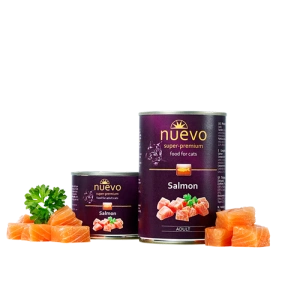 Conserva Nuevo Cat Adult Somon Fara Cereale 400 gr