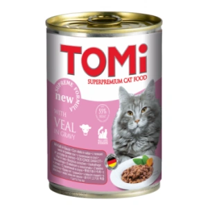 Conserva pentru pisici, Tomi cu Vitel, 400 g
