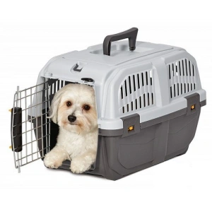 Cusca de transport pentru caini si pisici Iata Skudo 1, dimensiuni 48 x 31.5 x 31 cm