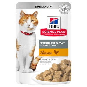 Hills SP Feline Young Adult Sterilised Chicken 85 g (plic)