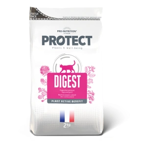 Hrana hipoalergenica pentru pisici cu afectiuni ale sistemului digestiv, ale pielii sau care au diferite alergii, Protect Digest, 2 kg