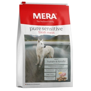 Hrana Uscata Caini MERA Pure Sensitive Fresh Meat Adult Medium/Maxi Curcan si Cartof 12,5kg