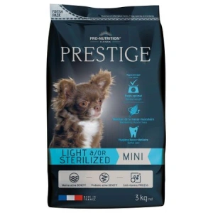 Hrana Uscata Caini Sterilizati Talie Mica Prestige Light Mini, 3 kg