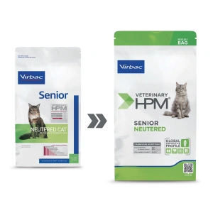Hrana uscata pentru pisici adulte, Virbac HPM Neutred Senior 7 kg
