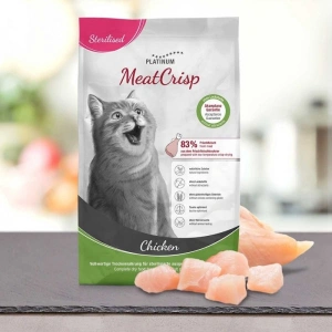 Hrana Uscata pentru pisici, Platinum Meat Crisp, Adult Chicken, Sterilizate, 3 kg - Img 3