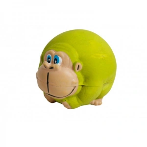 Jucarie Urangutan din latex Diametru 8.5 cm Verde