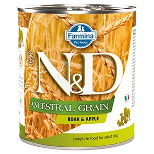ND Dog Ancestral Grain Boar and Apple conserva 285 gr