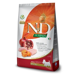 ND Dog GF Pumpkin Chicken and Pomegranate Adult Mini 7 kg