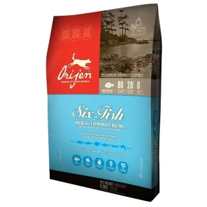 Orijen Dog 6 Fish 11.4 kg + recompense Tail Swingers 100 g