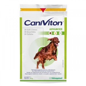 Supliment nutritiv Vetoquinol, Caniviton Advanced, 30 Tablete Gumate - Img 1