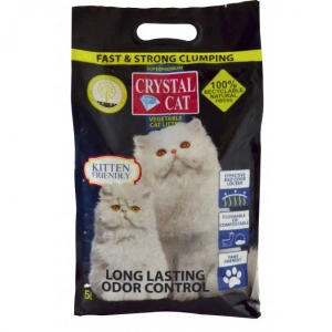 Asternut igienic pentru pisici Crystal Cat, Tofu, 5 L - Img 2