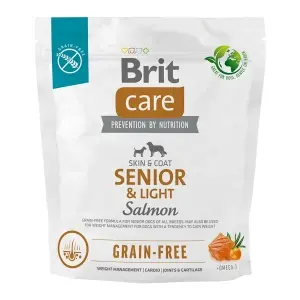 Brit Care Grain Free Senior & Light, Somon si Cartofi, 1 kg