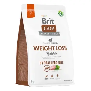 Brit Care Hypoallergenic Weight Loss cu Iepure si Orez, 3 kg