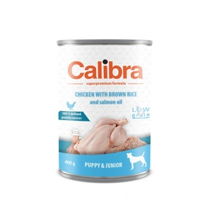 Calibra Dog Junior Pui cu Orez Brun 400 g
