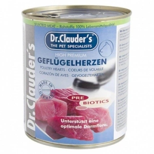 Conserva Dr. Clauder`s Dog Selected meat - Inimi de Pui - 400gr