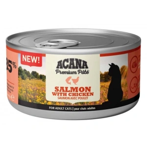 Conserva pate Acana Cat Adult cu Somon si Pui, 85 gr