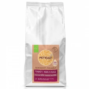 Hrana Semi-Umeda Caini Petkult Adult Talie Mica Curcan Caprioara Orez 5 kg